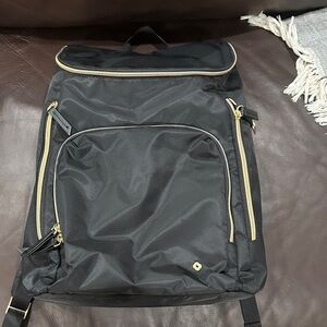 Samsonite black and Gold Backpack/laptop backpack